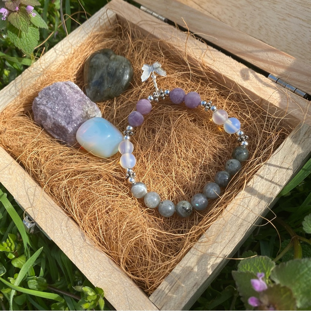 Butterfly Pendant Bracelet
